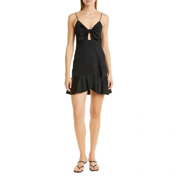 Alice + Olivia | Dresses | New 35 Alice Olivia Hilda Cutout Ruffled Fit  Flare Mini Dress Size | Poshmark